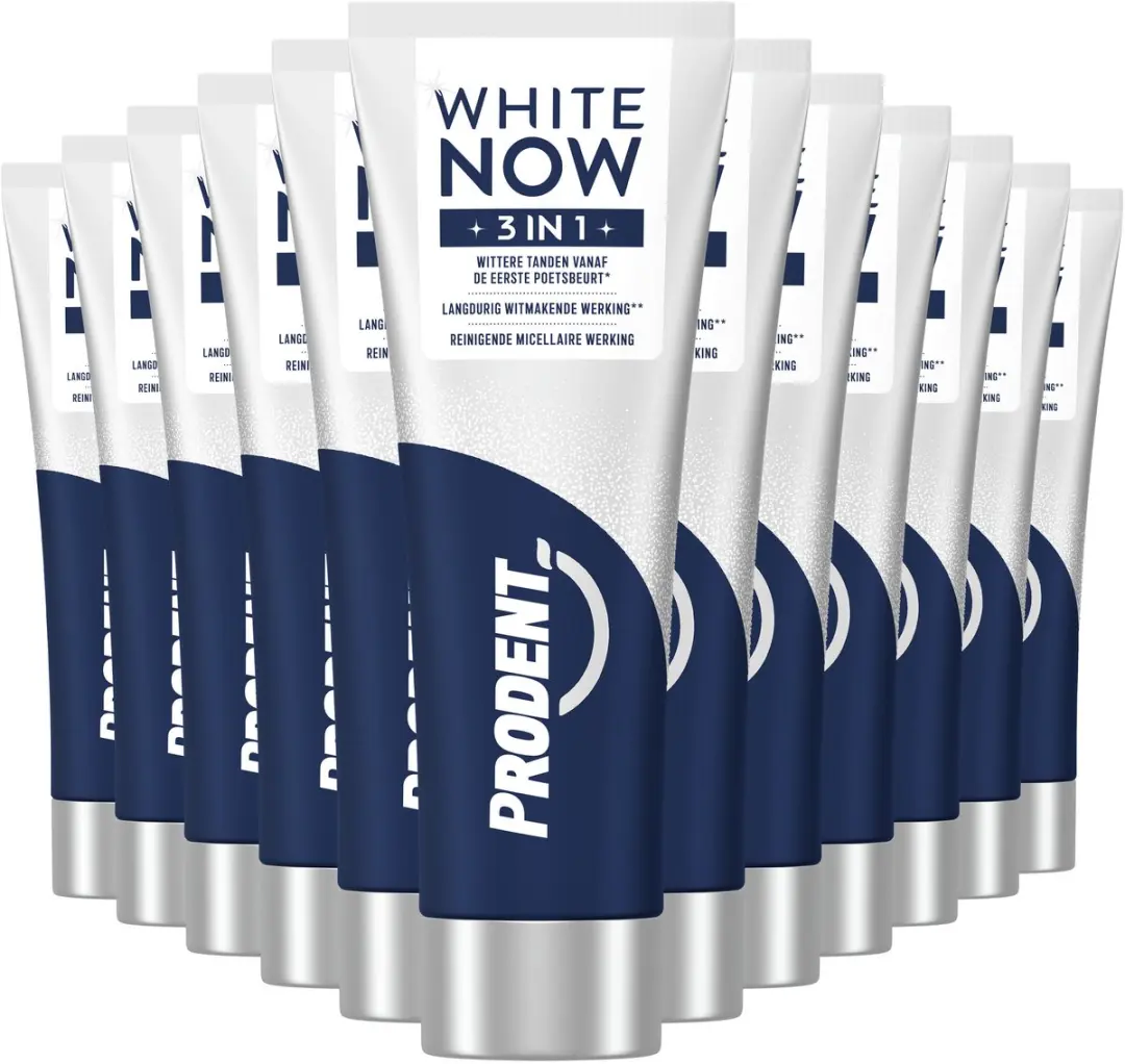 Prodent 3-in-1 Tandpasta White Now - 12x75ml