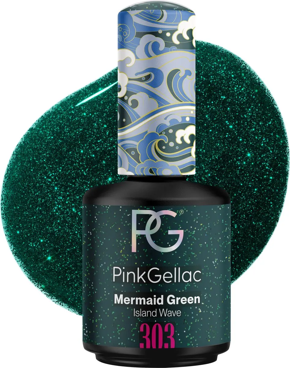 Pink Gellac Gellak 303 Mermaid Green 15ml