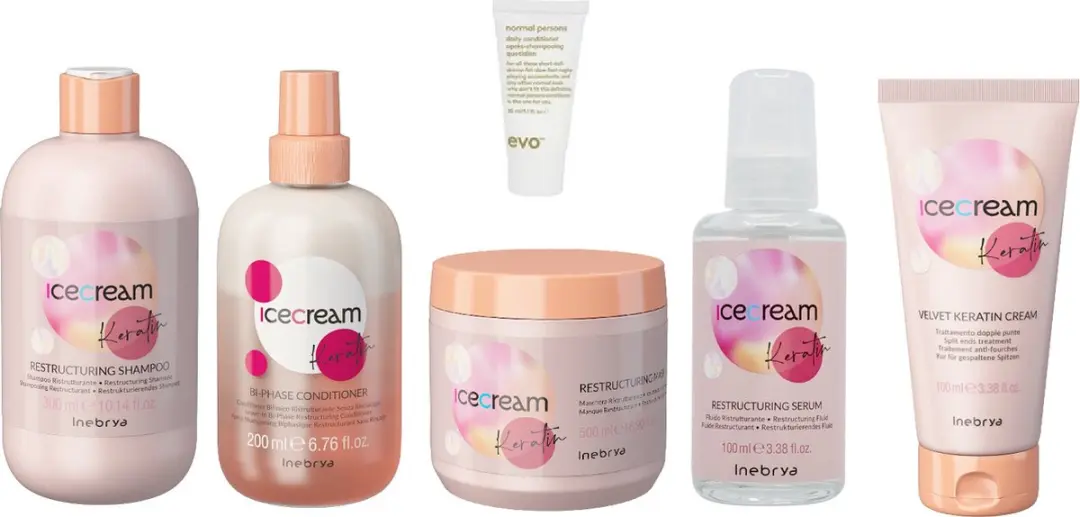 Inebrya Ice Cream Keratin Set