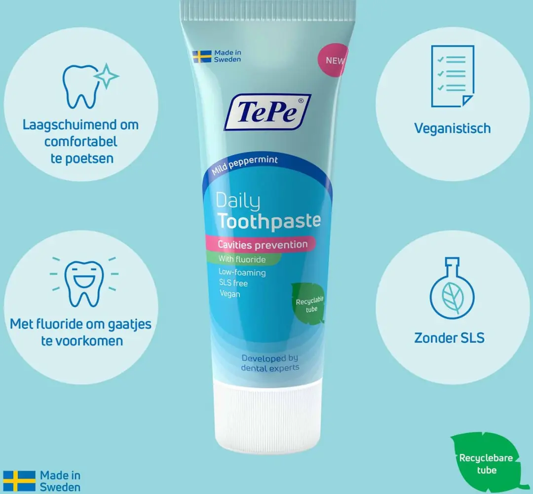 TePe Daily Tandpasta 75ml