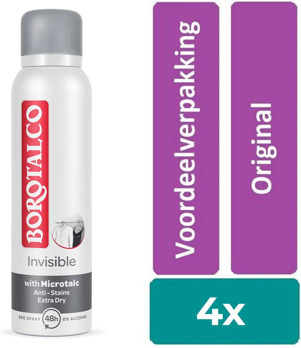 Borotalco Deodorant Spray Invisible 150ml