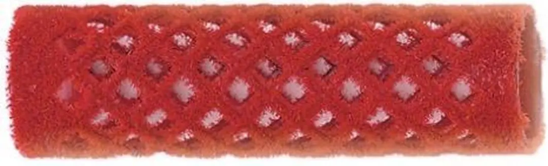 Sibel Fluwelen Rollers Lang Rood 12 Stuks