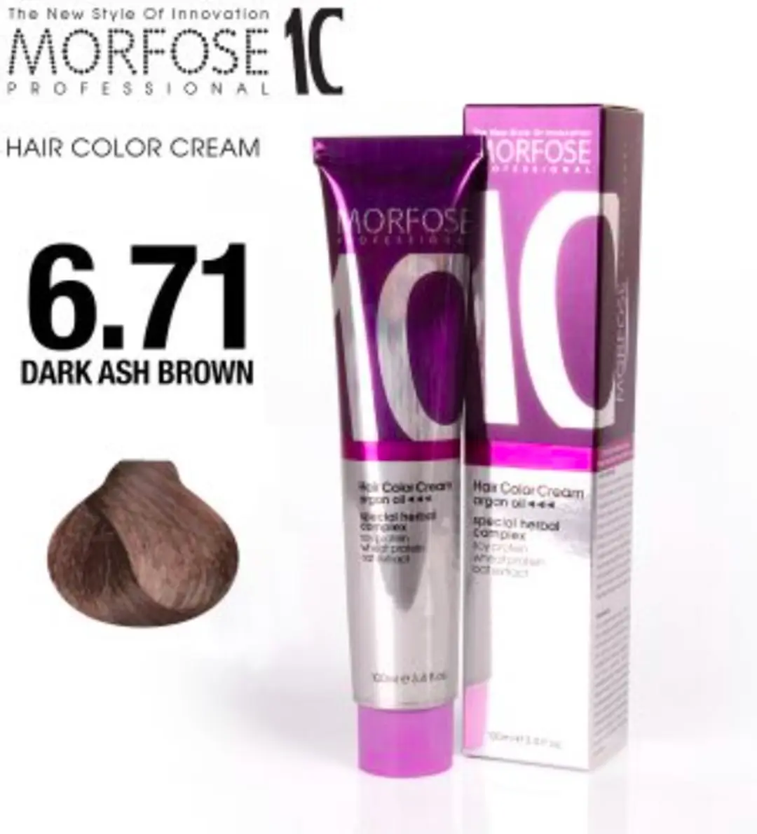 Morfose Color Cream 6.71 Dark Ash Brown Haarverf 100ml