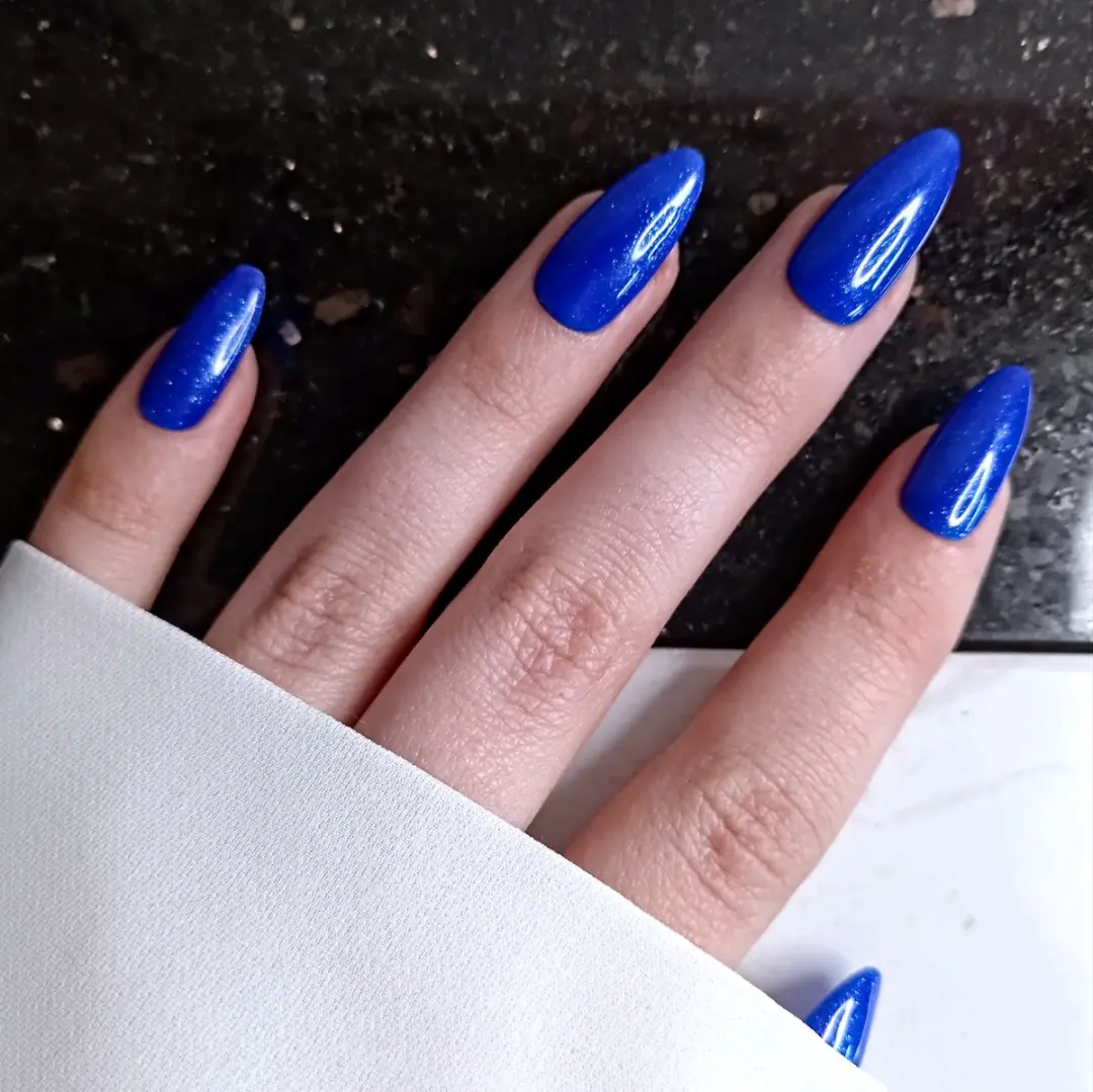 SD Press on Nails B-214 Plaknagels Blauw - 20 Stuks