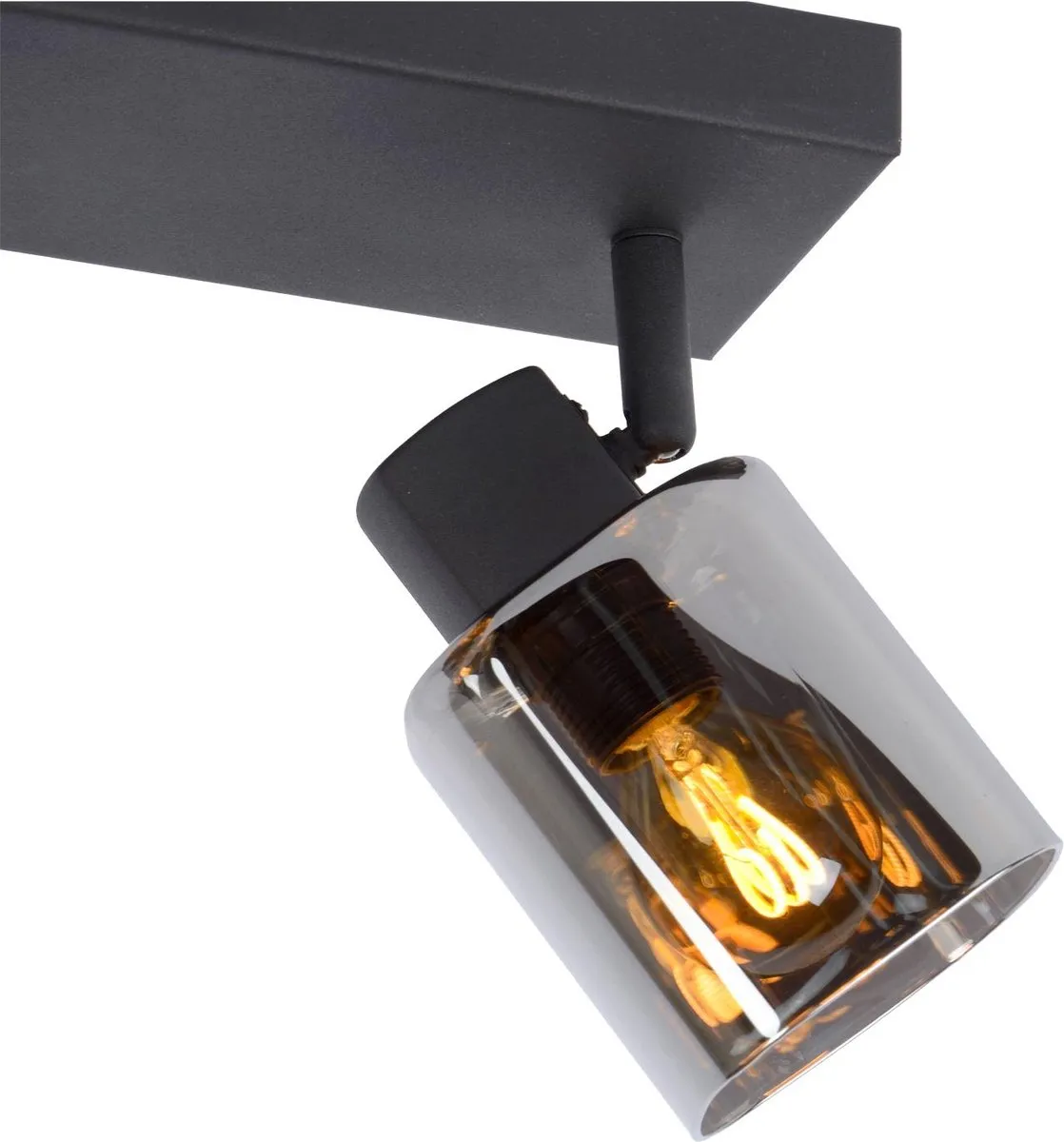 Lucide Alion Plafondspot 2xE14 - Zwart