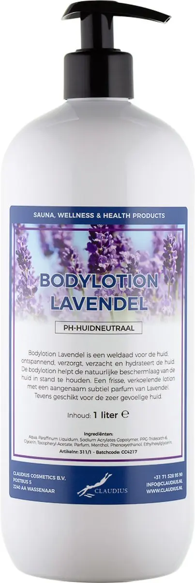 Splashbox Cosmetics Bodylotion Lavendel 1L