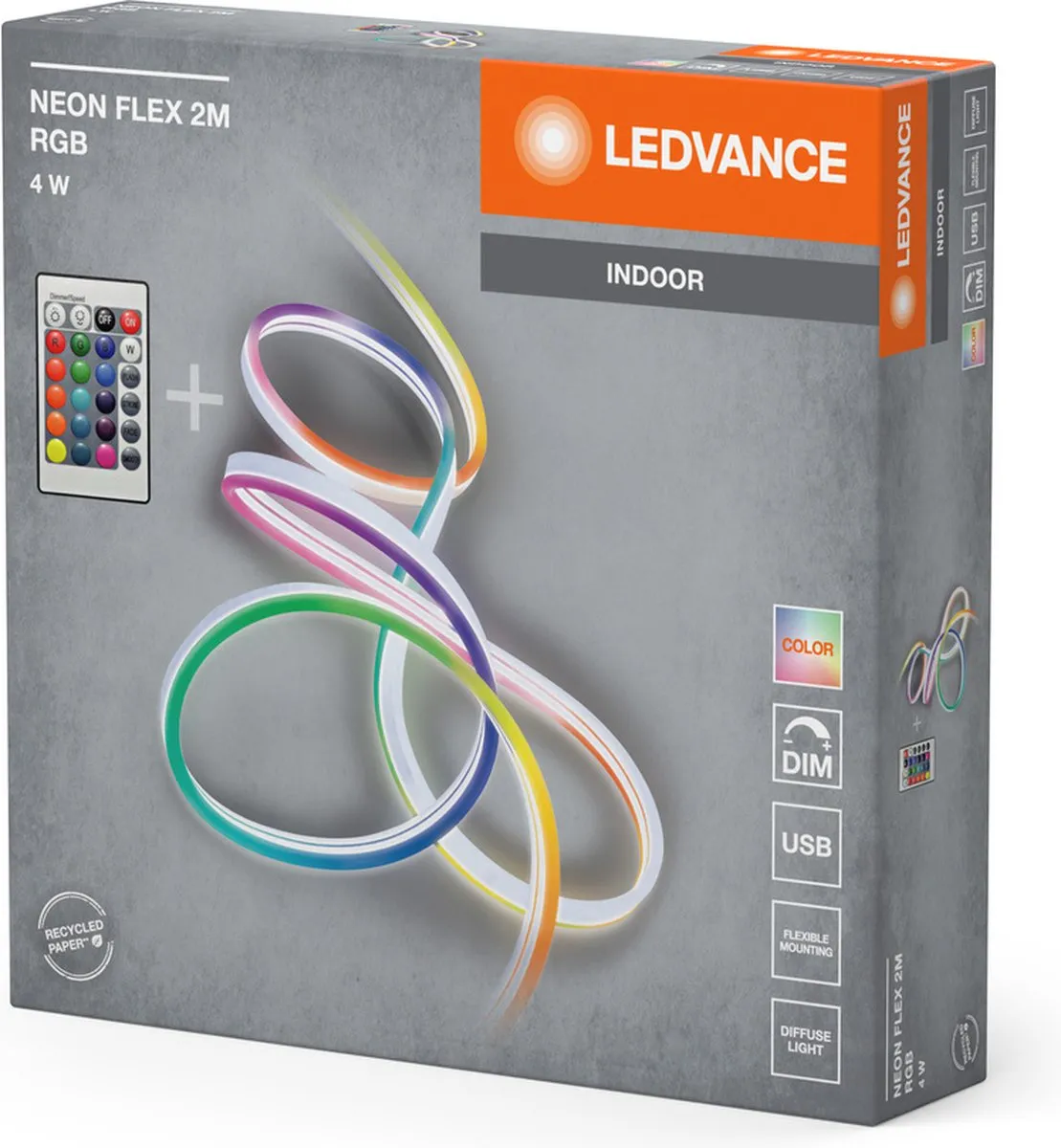 LEDVANCE Neon Flex 2M LED Strip RGB - Wit