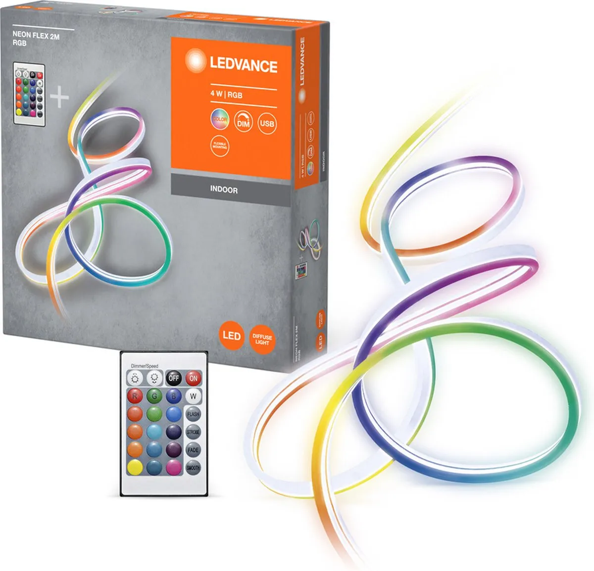 LEDVANCE Neon Flex 2M LED Strip RGB - Wit