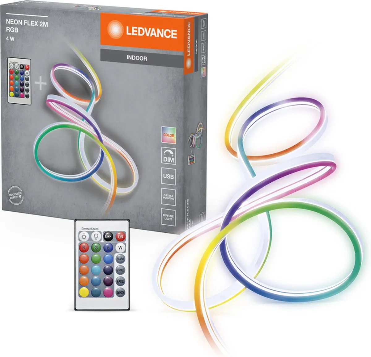 LEDVANCE Neon Flex 2M LED Strip RGB - Wit