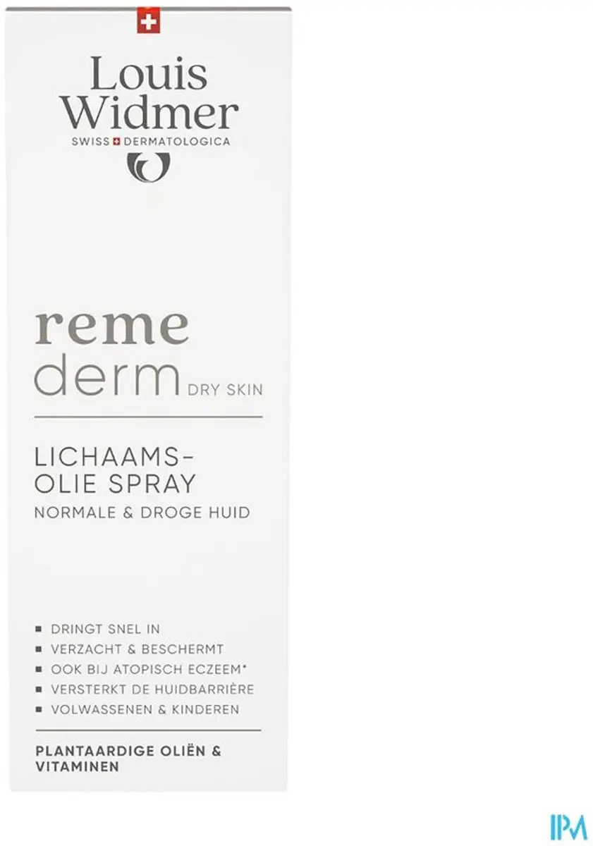 Louis Widmer Remederm Olie Spray 150ml