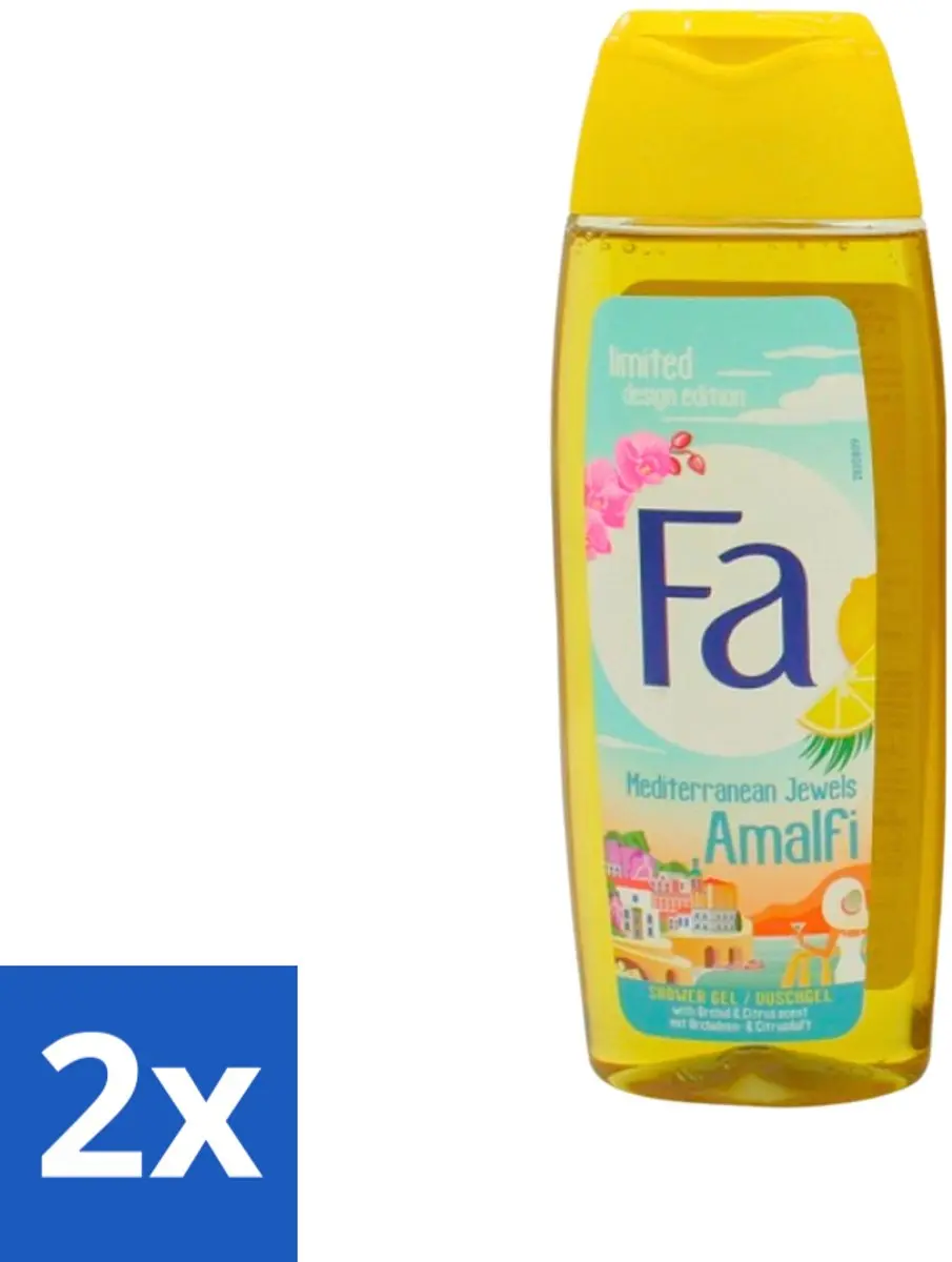 Fa Mediterranean Jewels Amalfi Douchegel - Orchidee & Citrus 500ml