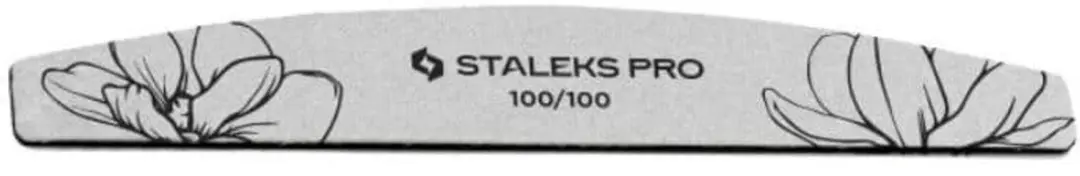 Staleks Mineraal Nagevijl Expert Halve Maan 100/100 - Grijs