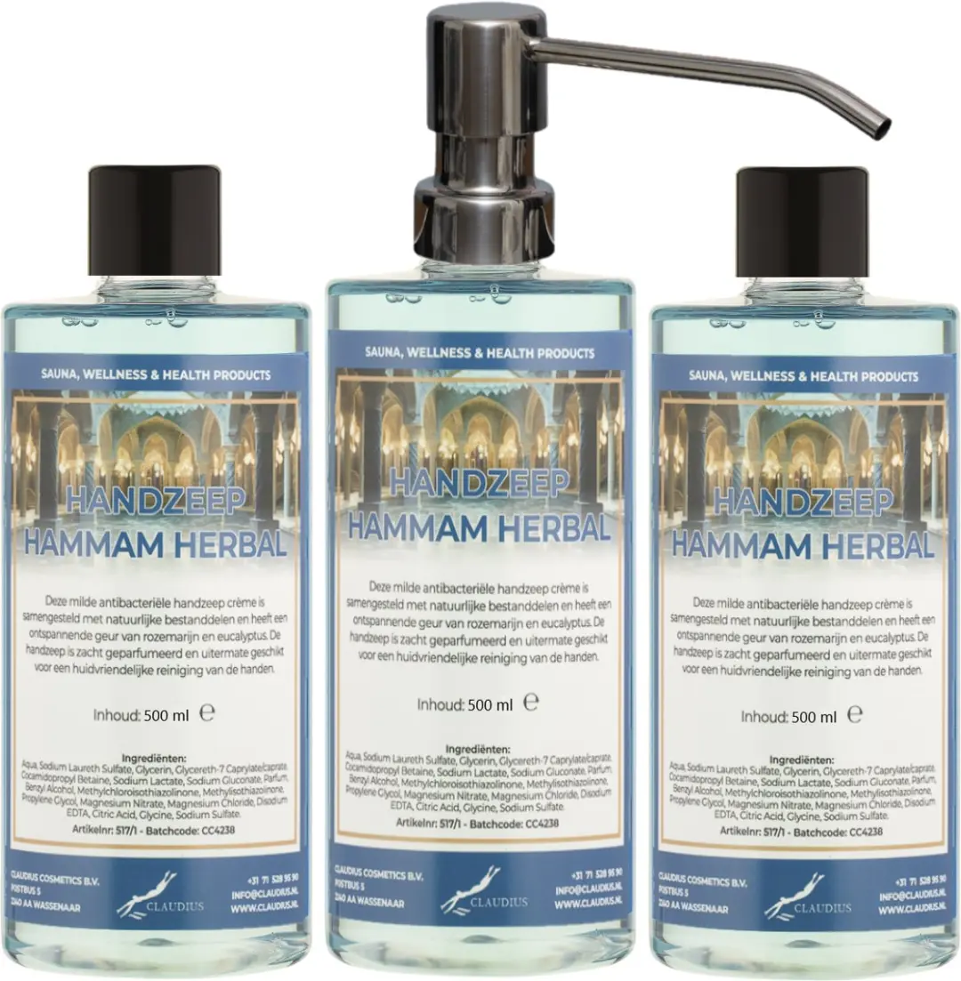 Splashbox Cosmetics Hammam Herbal Handzeep 500ml