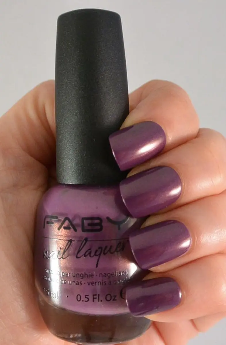 FABY Rock Flowers Vegan Nagellak 15ml - Paars