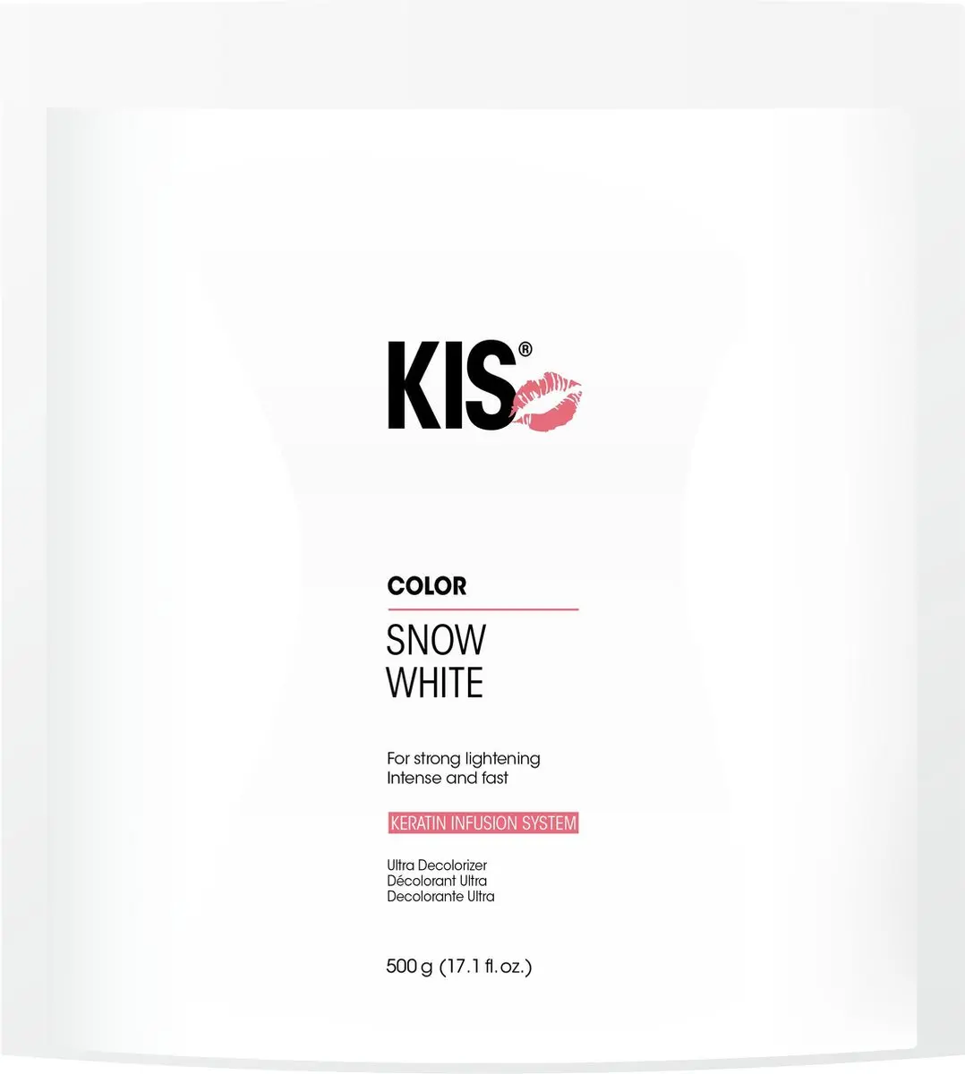 KIS Snow White Bleach 500ml - Grijs Haar Ontkleuring