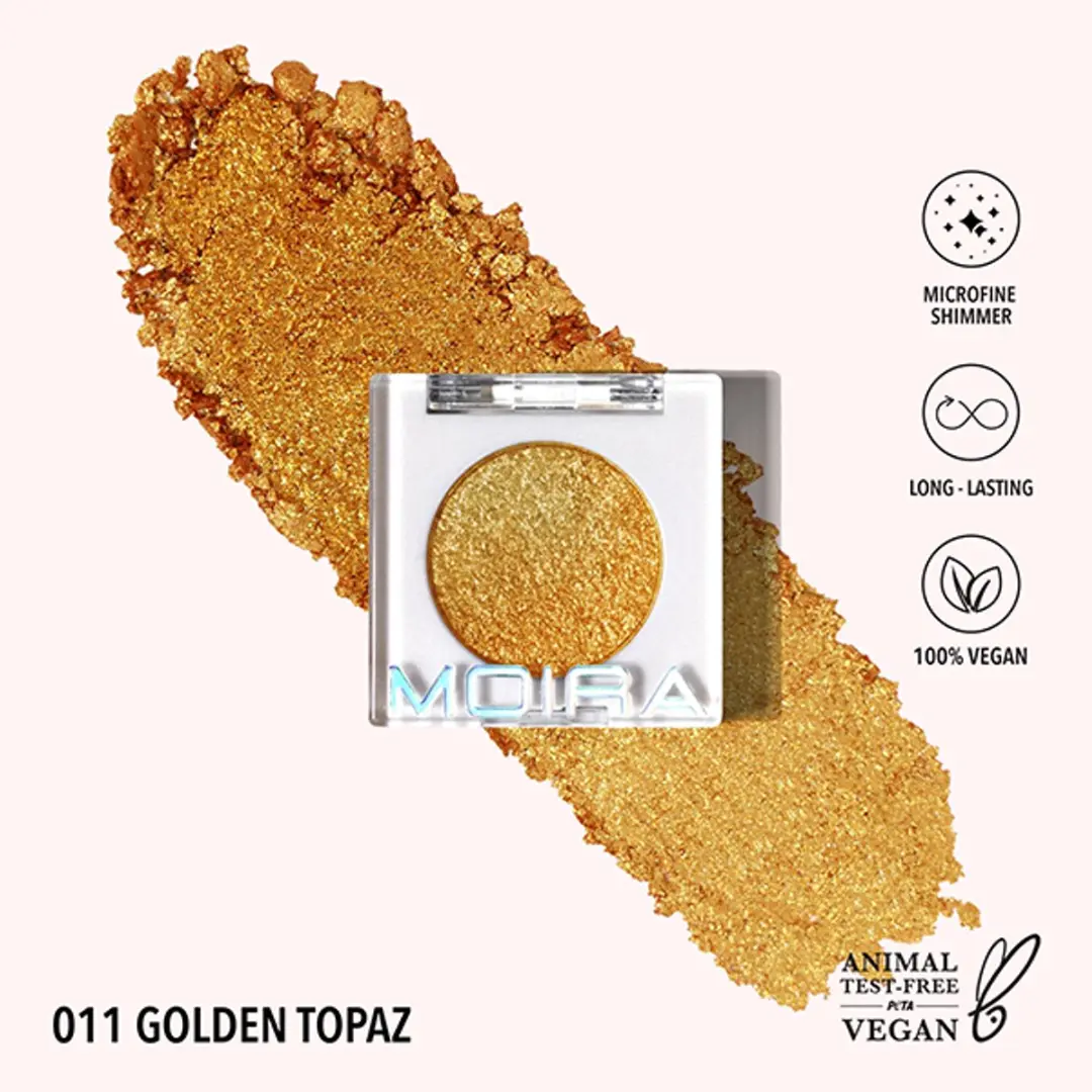 Moira Chroma Light Shadow Oogschaduw 1,4g - Goud
