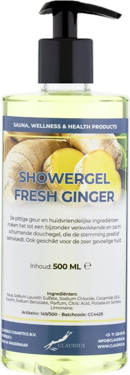 Splashbox Cosmetics Fresh Ginger Douchegel 500ml