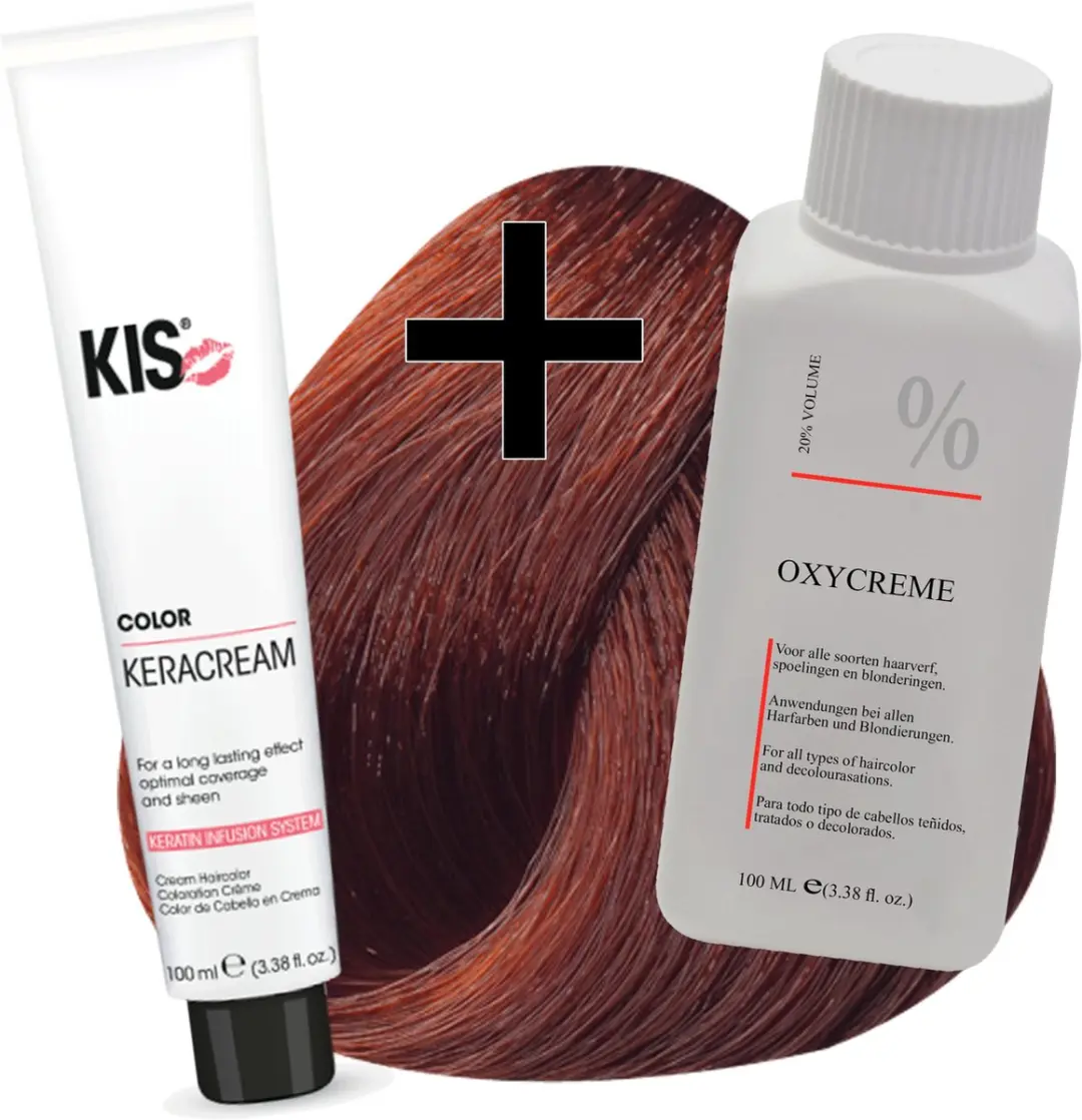 KIS Haarverfset 6KG Donker Koper Goudblond