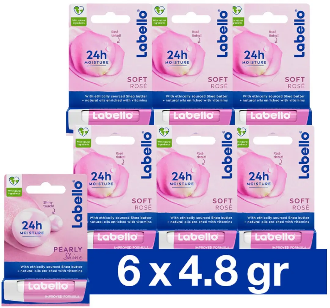 Labello Soft Rosé Lippenbalsem 29g