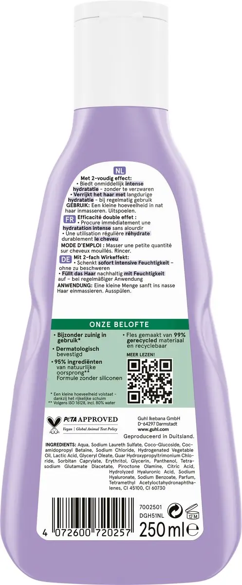 Guhl Hyaluron Verzorging Shampoo 250ml