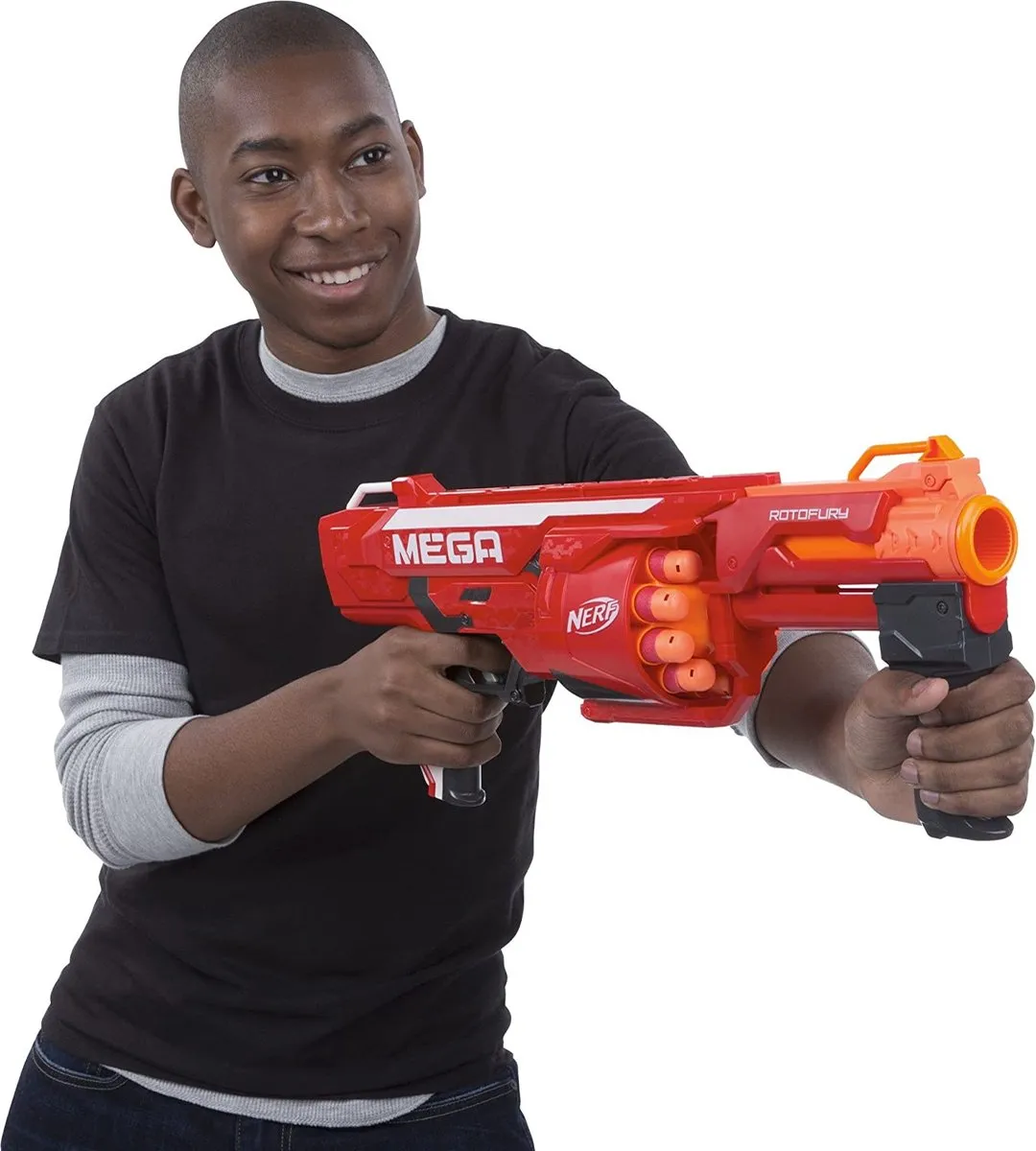 Nerf N-Strike Mega Rotofury B1269 - Speelgoedpistool