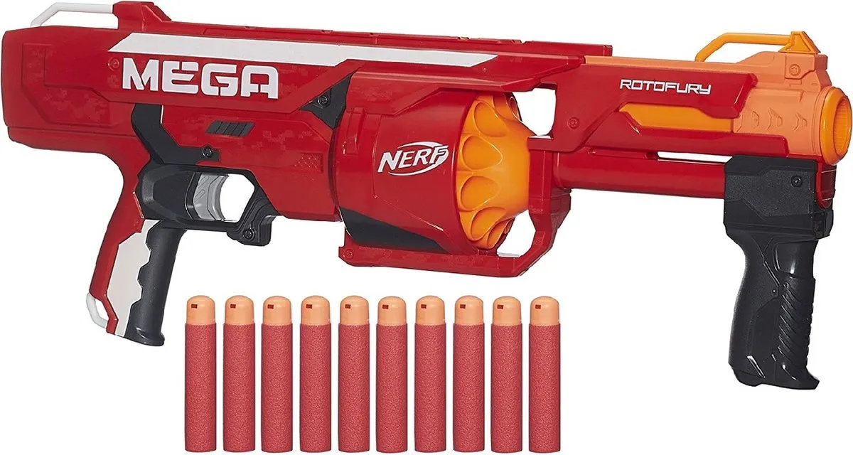 Nerf N-Strike Mega Rotofury B1269 - Speelgoedpistool
