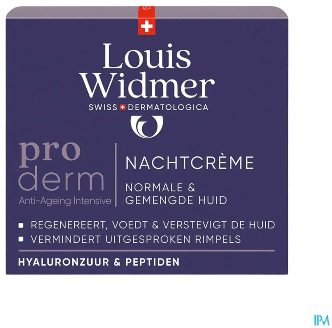 Louis Widmer Proderm Nachtcrème 50ml - Gezicht