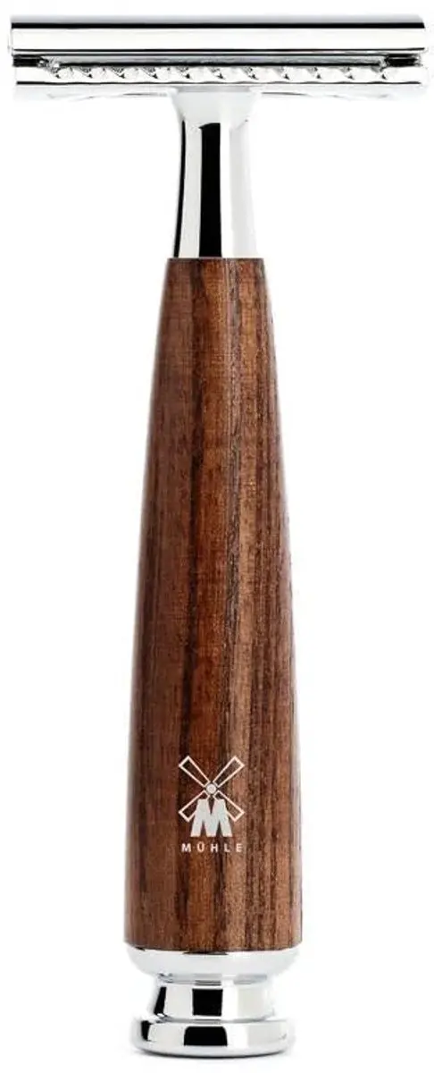 Mühle Safety Razor Rytmo Essenhout - Gesloten kam