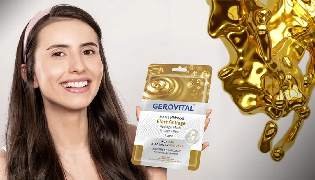 Gerovital Gold Hydrogel Masker 100ml - Anti-aging