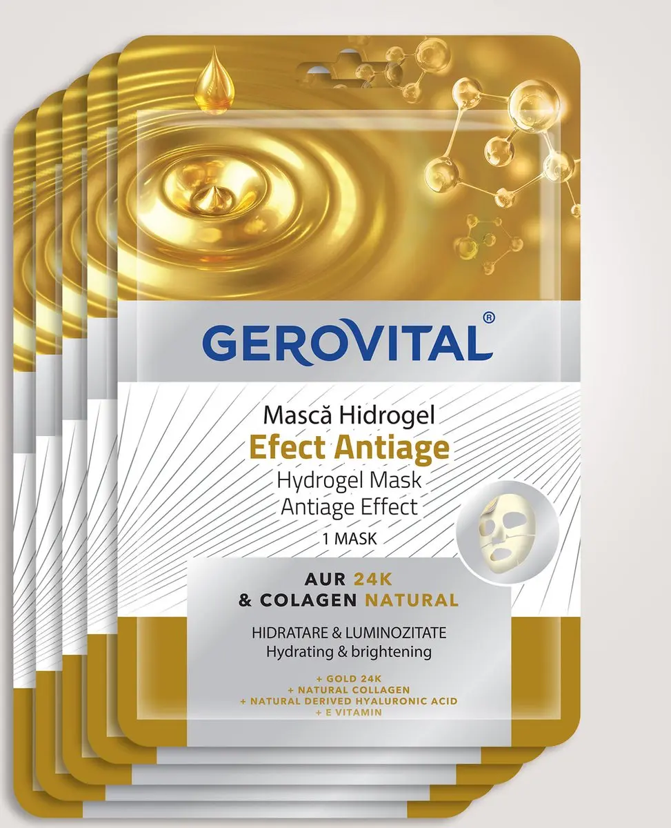 Gerovital Gold Hydrogel Masker 100ml - Anti-aging