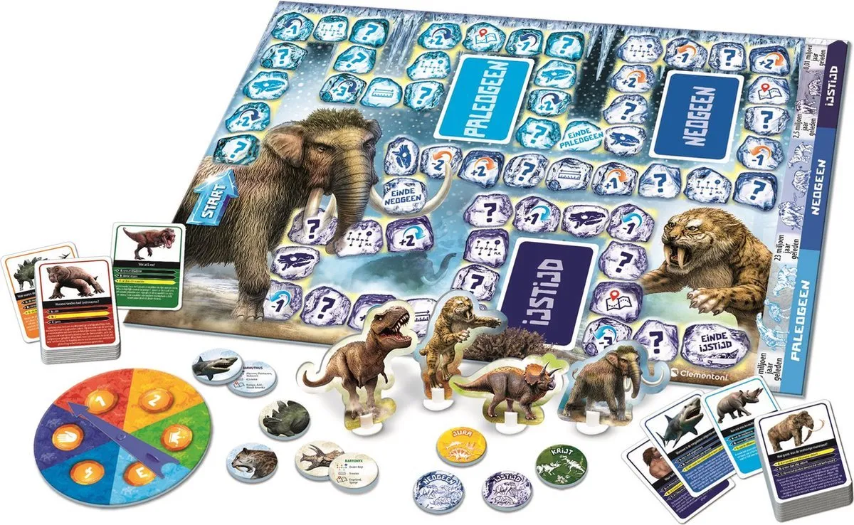 Clementoni Dinosauriërs en Prehistorie Bordspel 56202 - Multikleur - afbeelding 6 van 6