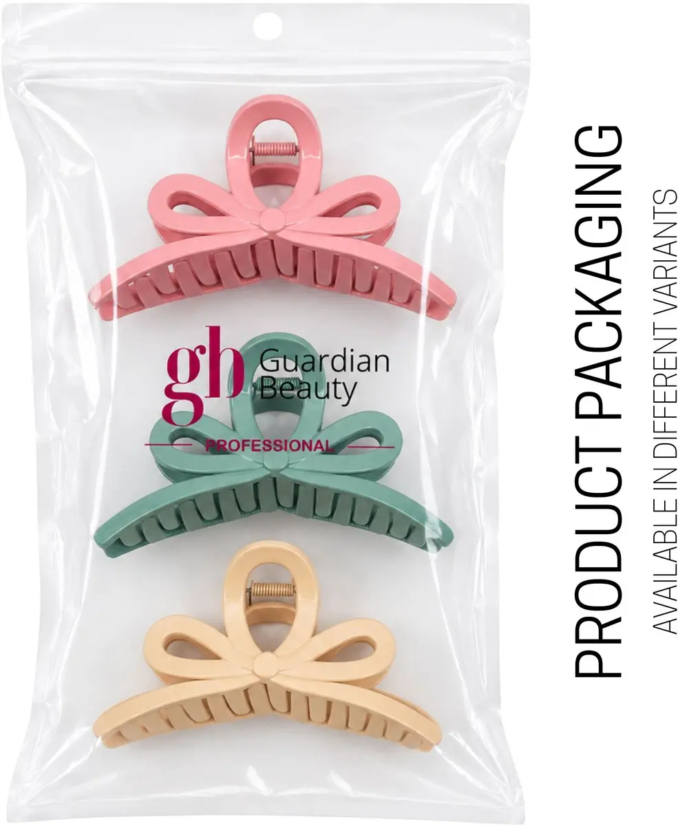Guardian Beauty Haarclips - 3 Stuks - Roze/Geel/ Groen