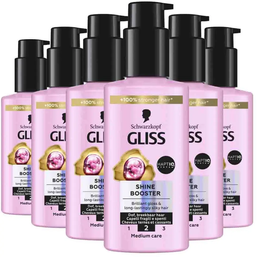 Gliss Leave-In Conditioner Shine Booster - 200ml (6x100ml)