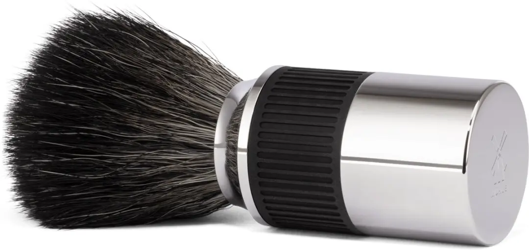 Mühle NEO Scheerkwast - Zwart Fibre - Chroom/Zwart