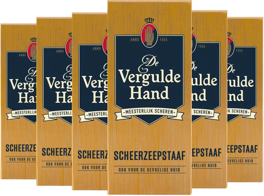 Vergulde Hand Scheerzeep Staaf