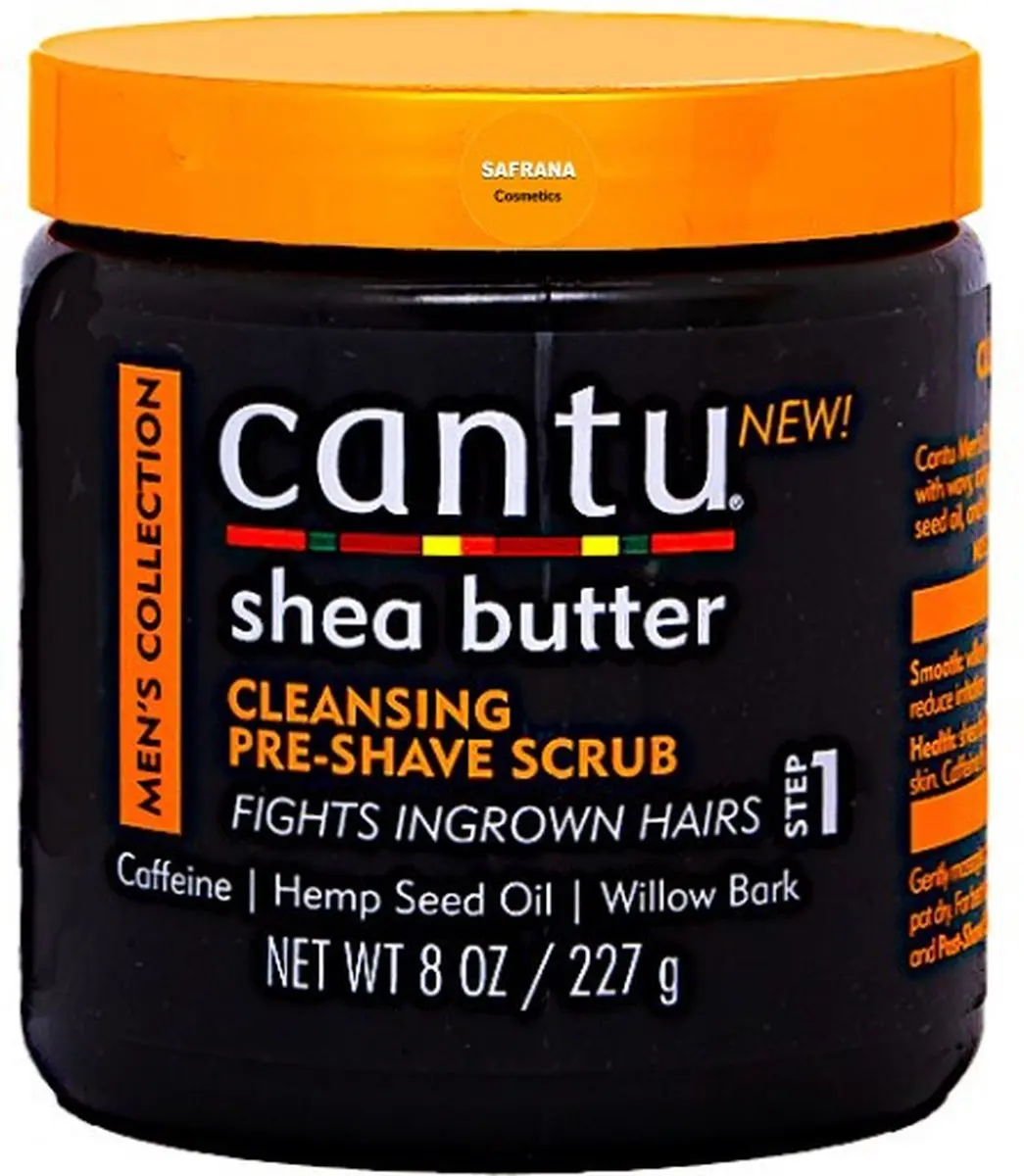 Cantu Men Cleansing Pre-Shave Scrub 227g