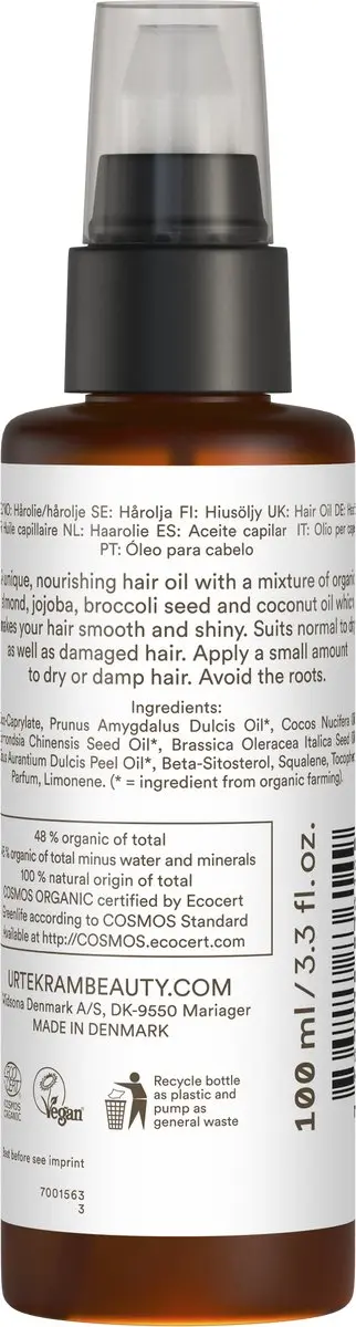 Urtekram Kokos Haarolie 100ml