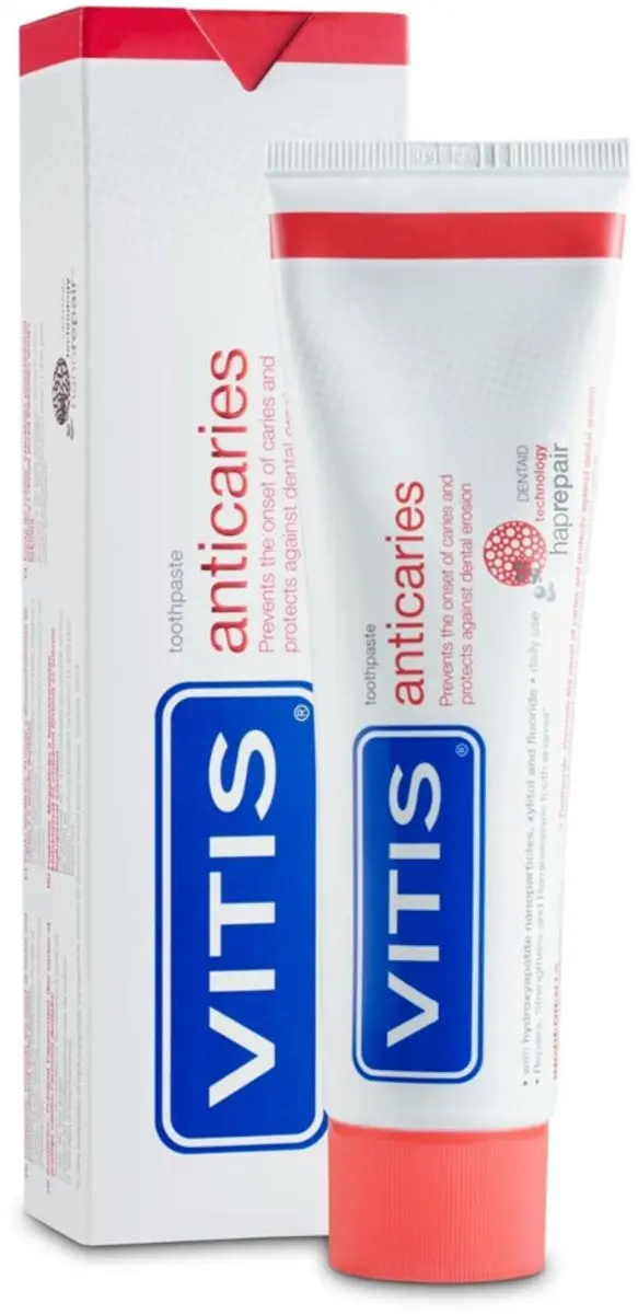 Vitis Anticaries Tandpasta 3x75ml
