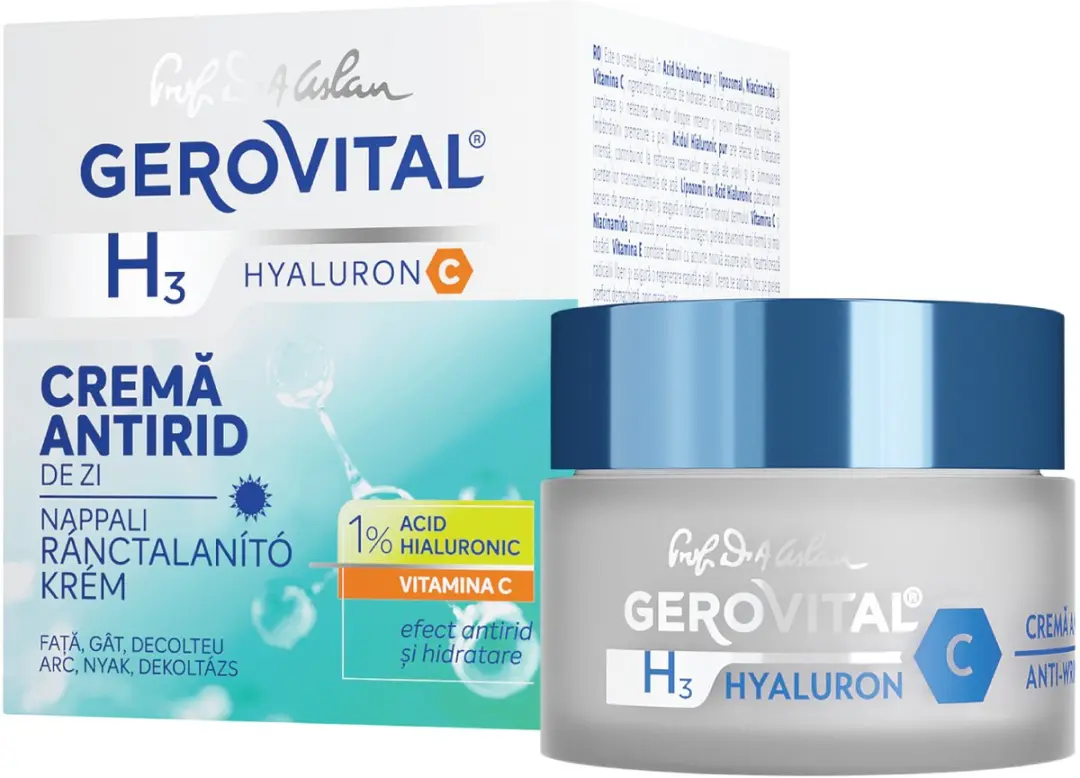 Gerovital Hyaluron C Geschenkset - Dag- & Nachtcrème 50ml