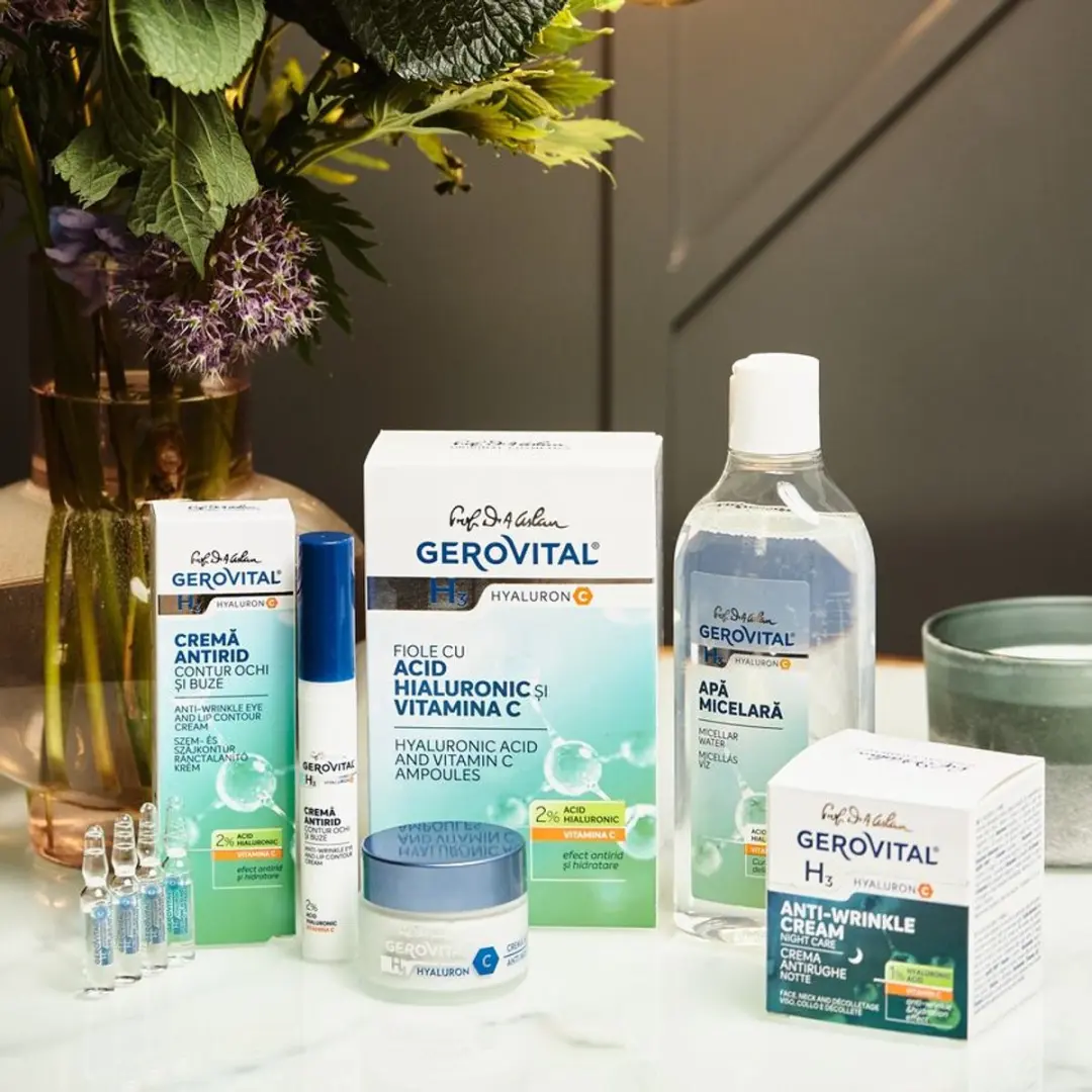Gerovital Hyaluron C Geschenkset - Dag- & Nachtcrème 50ml