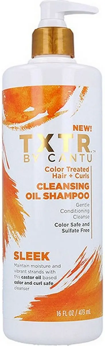 Cantu Shampoo Txtr Sleek Cleansing Oil 473ml