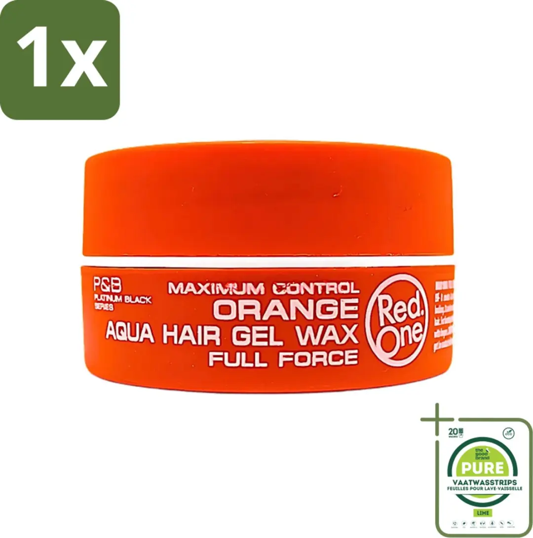 Red One Aqua Orange Haarwax 150ml