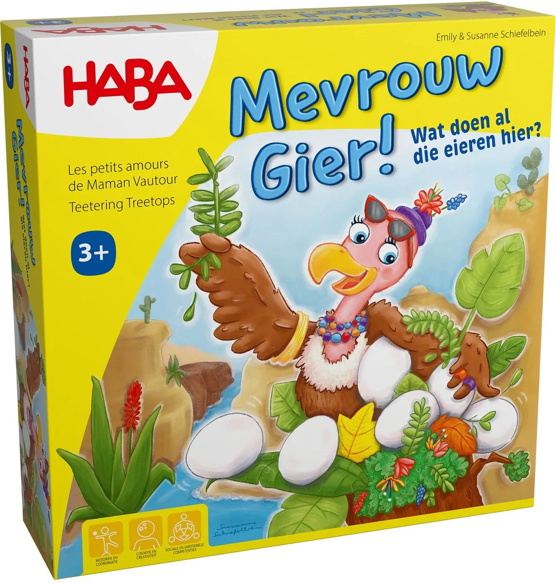 Haba Mevrouw Gier! Eierzoekspel - 2-4 Spelers