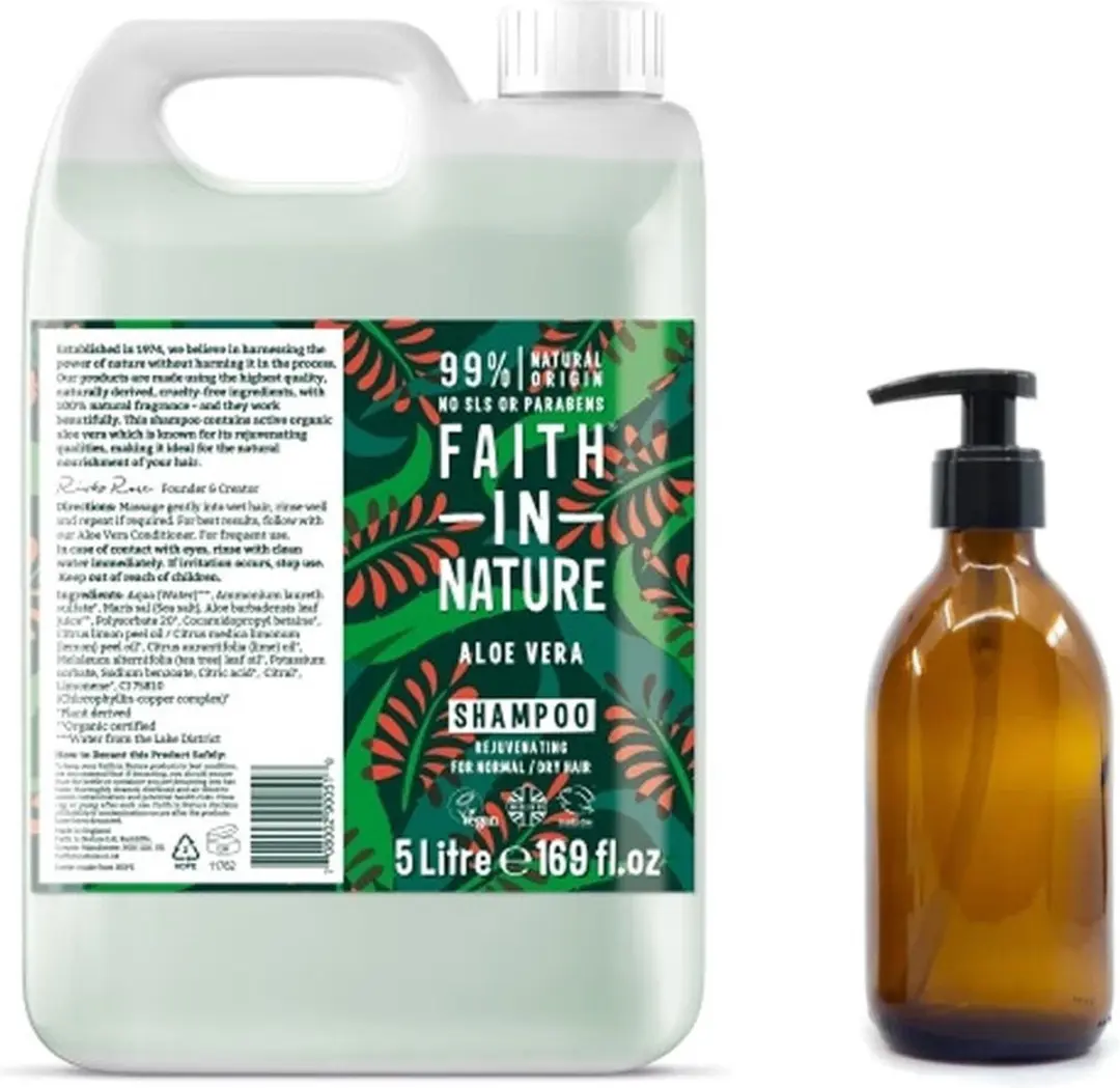 Faith In Nature Aloe Vera Shampoo Refill 5L