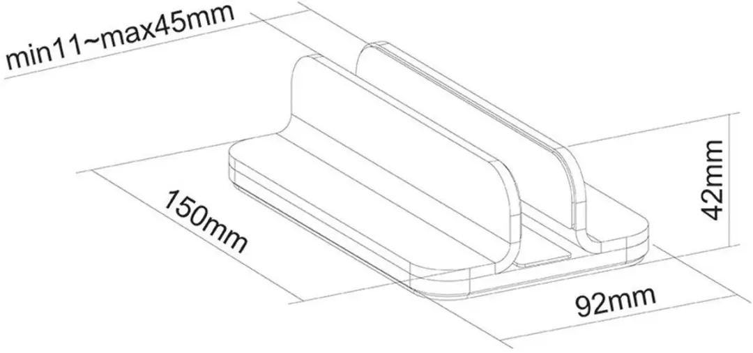 Neomounts NSLS300 Laptophouder 11-17" - Zilver