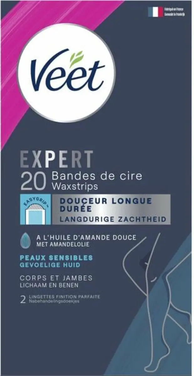 Veet Expert Koude Waxstrips Benen Sensitive