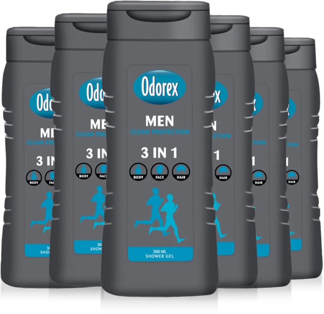 Odorex Clean Protection Douchgel - 6x 300ml