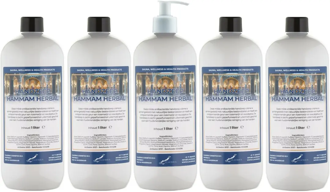 Splashbox Cosmetics Hammam Herbal Handzeep 1L