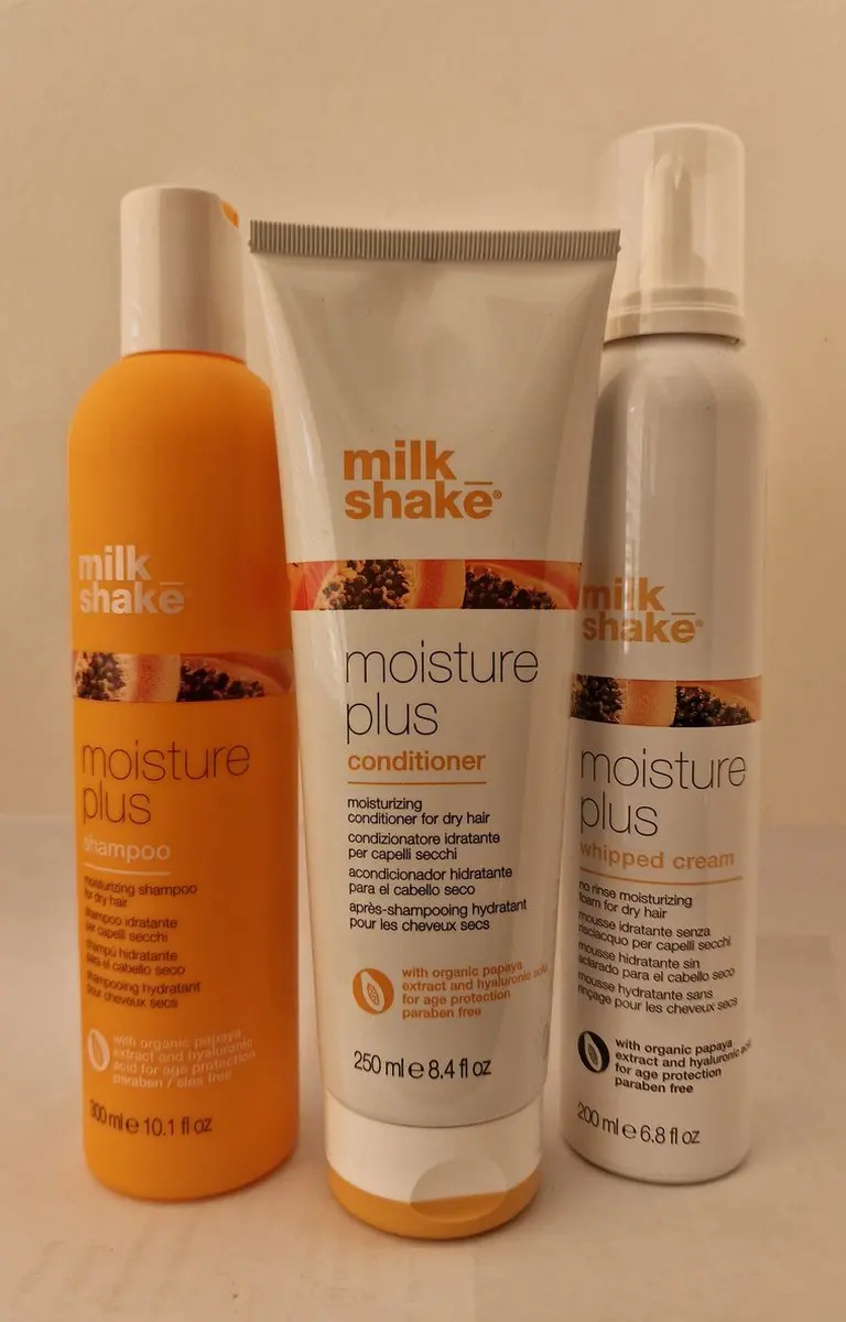 Milk Shake Moisture Plus Trio - 3x300ml Shampoo/Conditioner/Whipped Cream