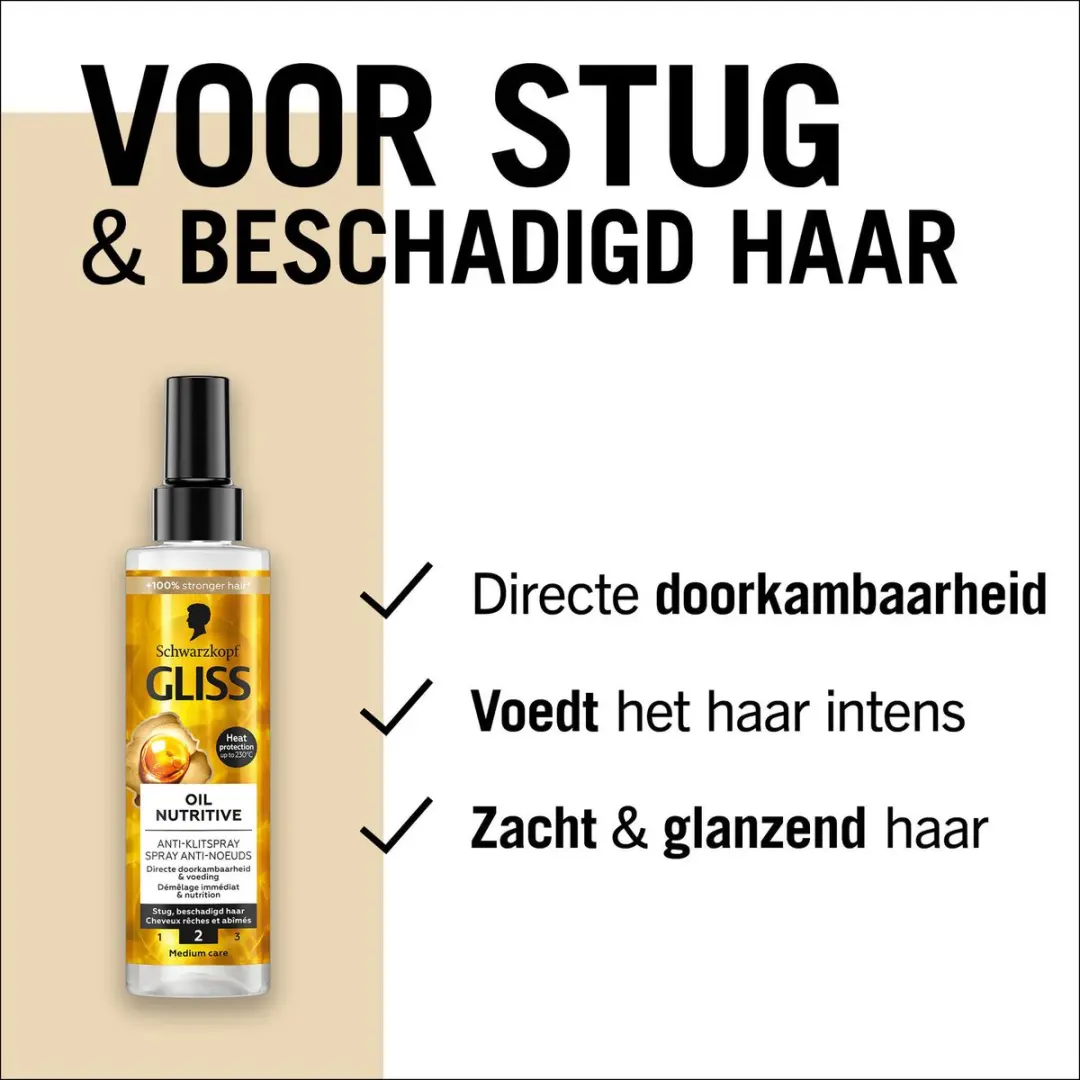 Gliss Kur A-Klit Spray Oil 200ml